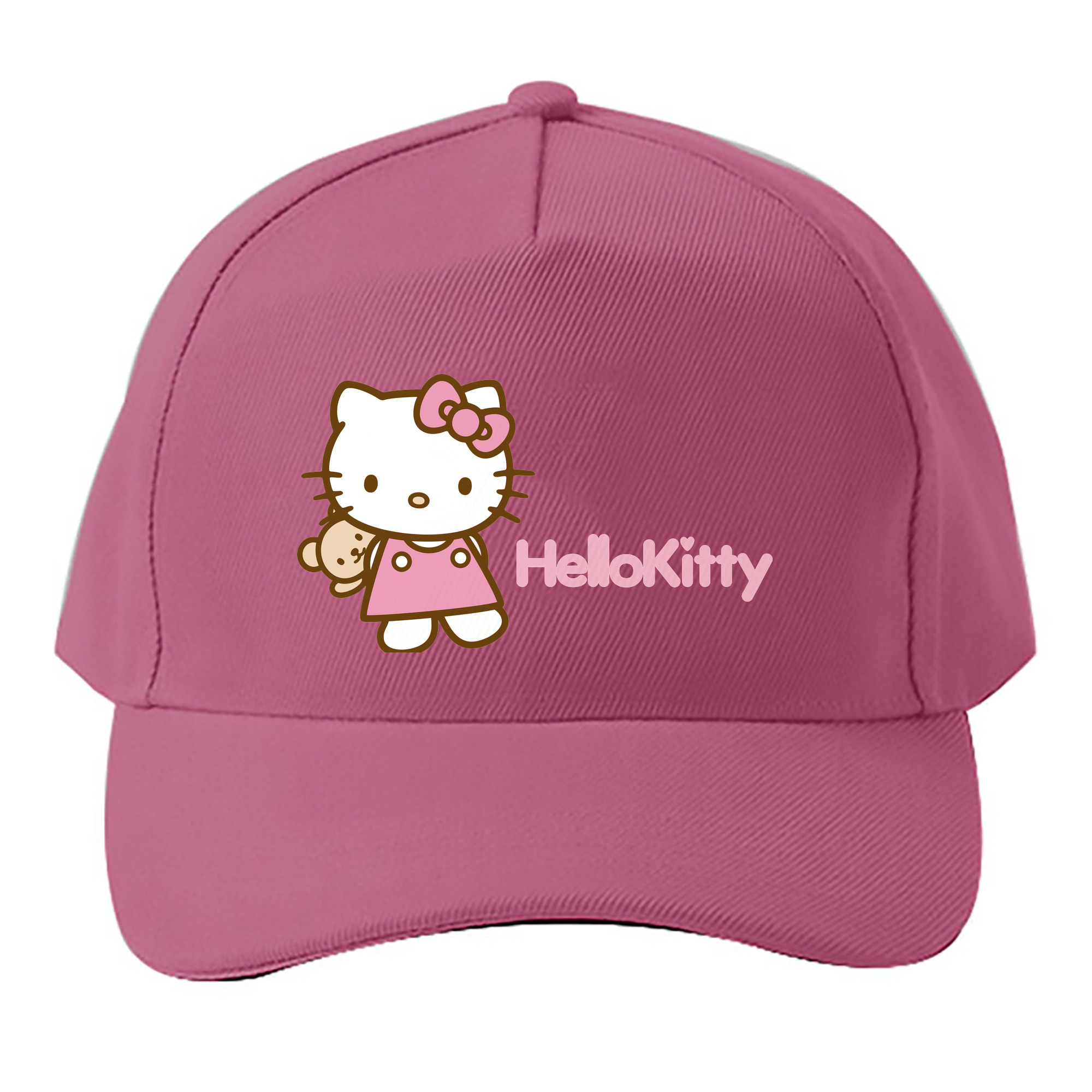 （画像用） Hello Kitty ハローキティ ベースボールキャップ 綿100％ 男女兼用 帽子 スポーツ